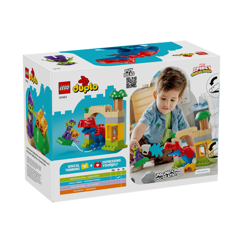 Duplo Marvel: Dinosaur Spidey‑Rex vs. Green Goblin
