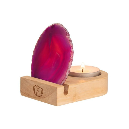 Omm For You Agate Tealight Holder