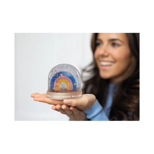 Smile Snow Globe Rainbow