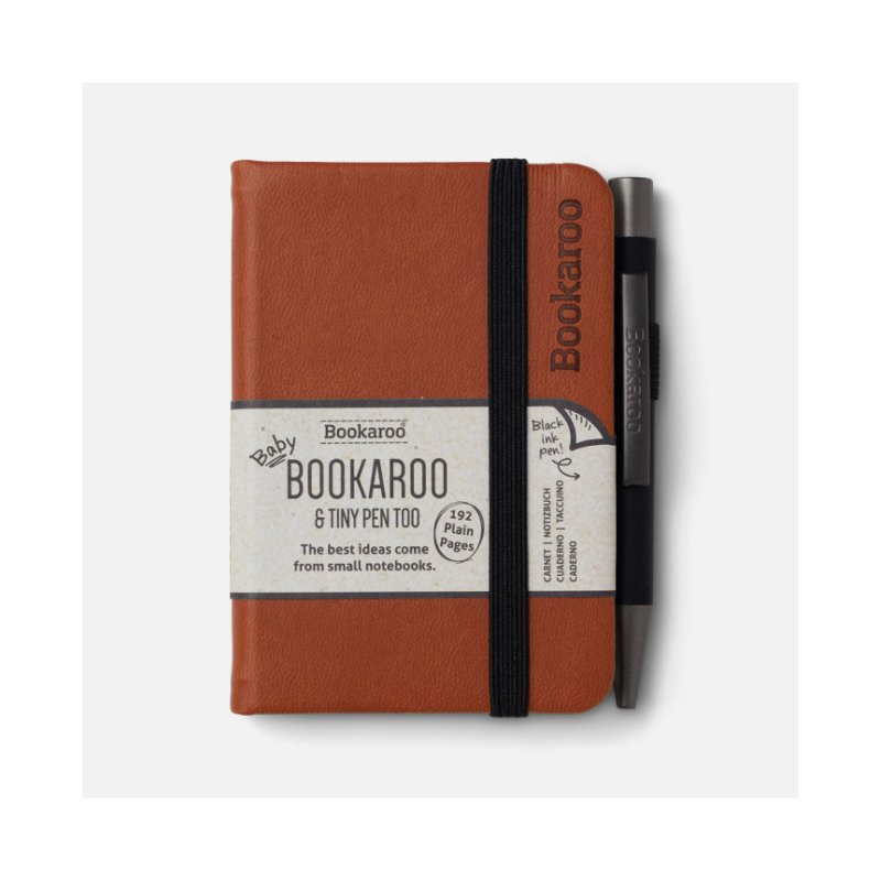 Σημειωματάριο If Bookaroo A7 Με Στυλό Brown