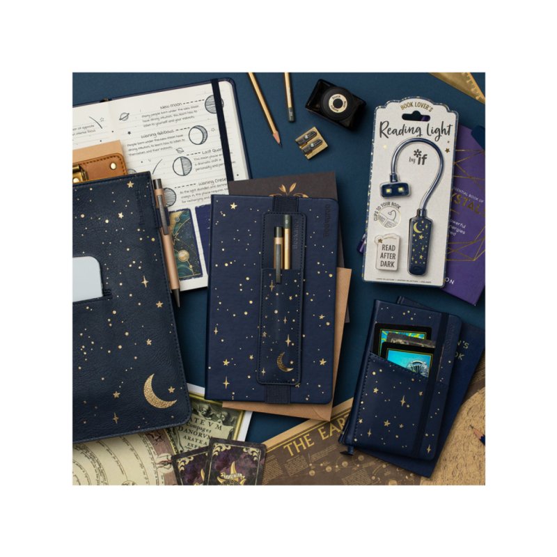 Moon&Stars Στήριγμα Στυλό Βιβλίου If Bookaroo Pouch