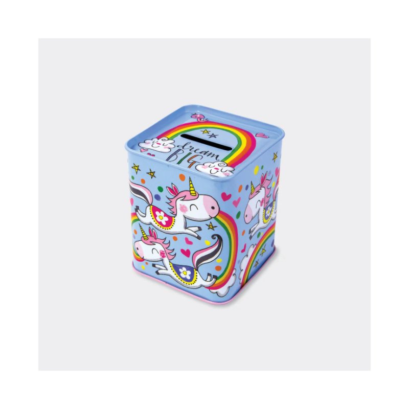 Κουμπαράς Μεταλλικός R.E.D. Monbox - Dream Big Unicorns