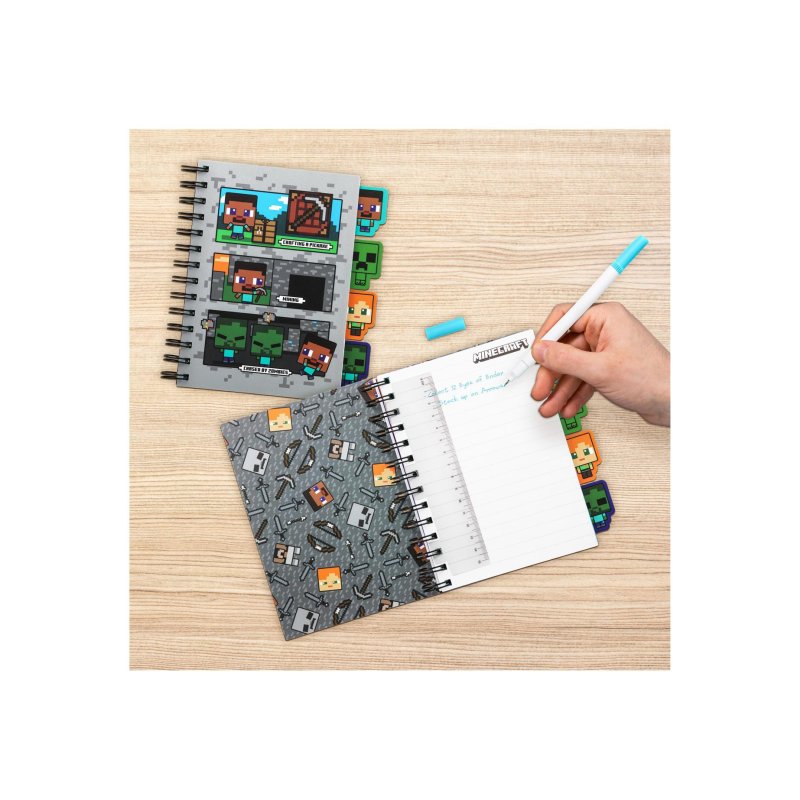Minecraft Notebook With Dividers