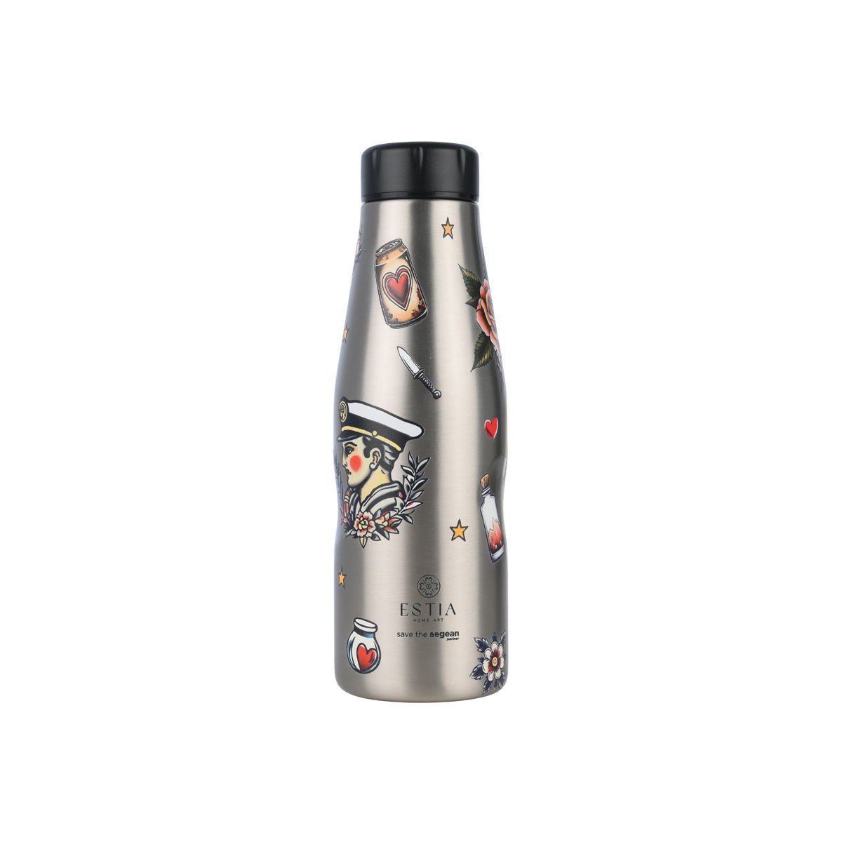 Θερμός Travel Flask Old School Ink