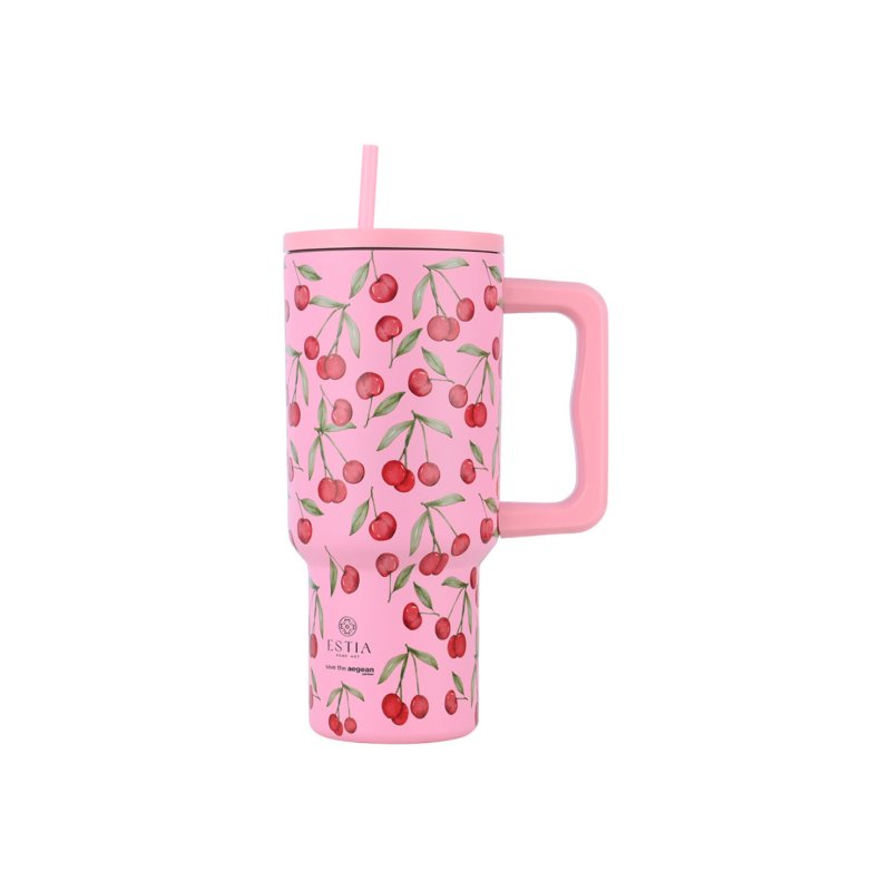 Θερμός Straw Tumbler Xl Cherry Rose