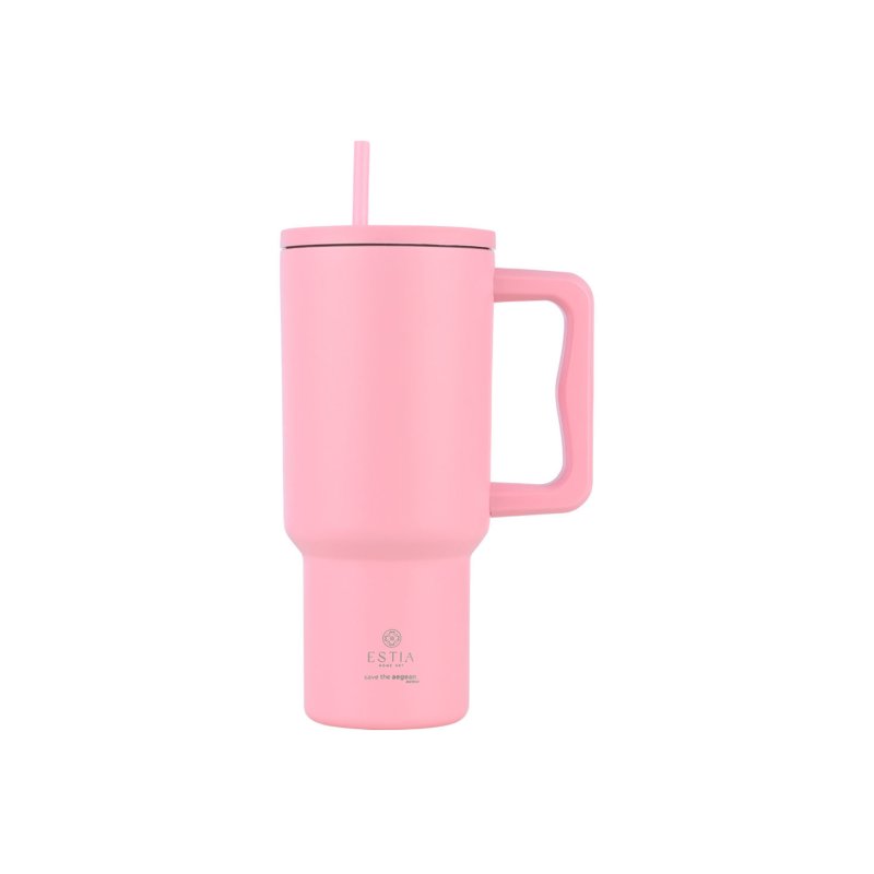 Θερμός Straw Tumbler Xl Blossom Rose