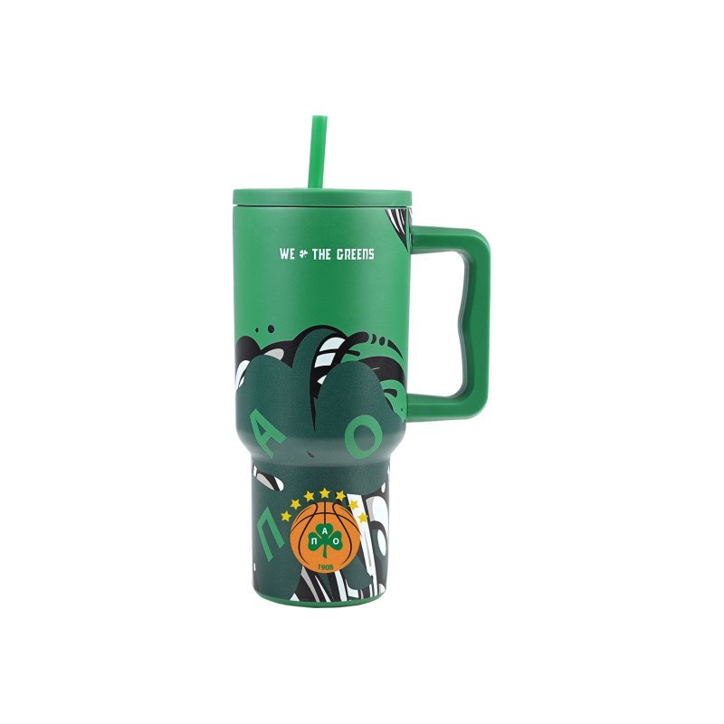 Θερμός Straw Tumbler Xl Panathinaikos