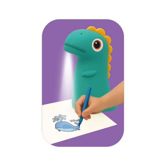 Kiddoboo Προτζέκτορας Ζωγραφικής Dino's Art Πράσινο