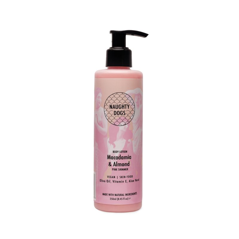 Macadamia & Almond Pink Shimmer Body Lotion