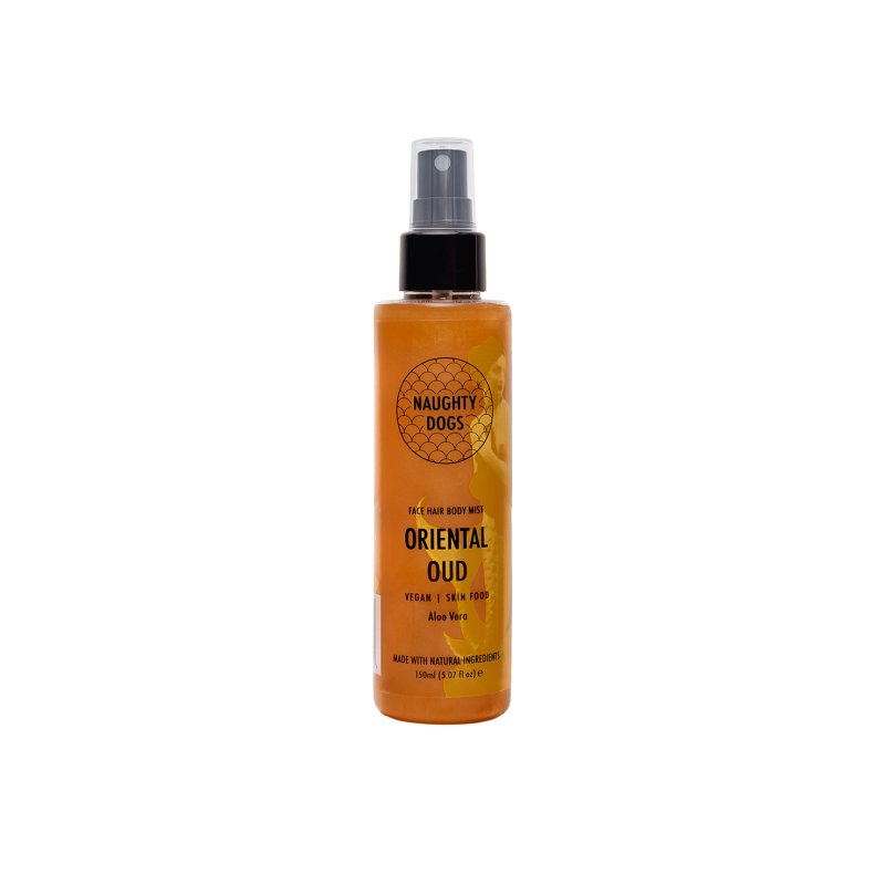 Oriental Oud Face Hair Body Mist Orange Shimmer