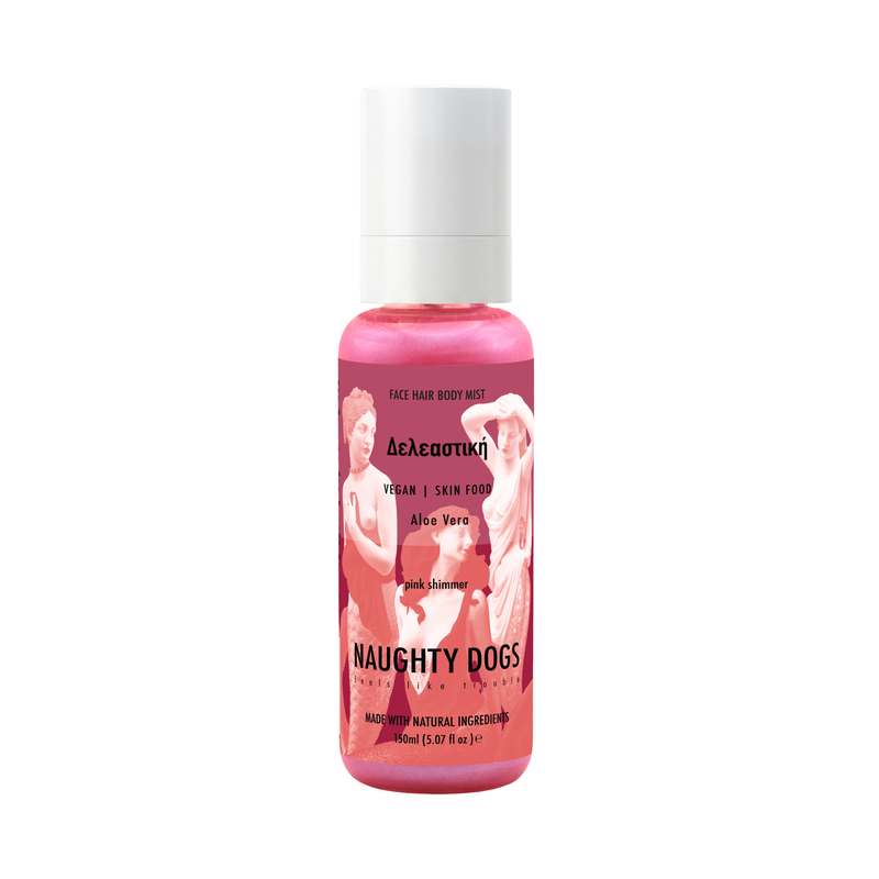 Δελεαστική Face Hair Body Mist Pink Shimmer