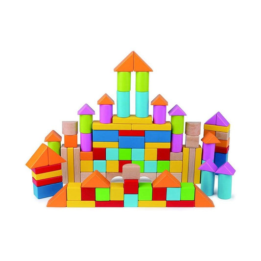 Πολύχρωμα Τουβλάκια Σε Κουτί Αποθήκευσης