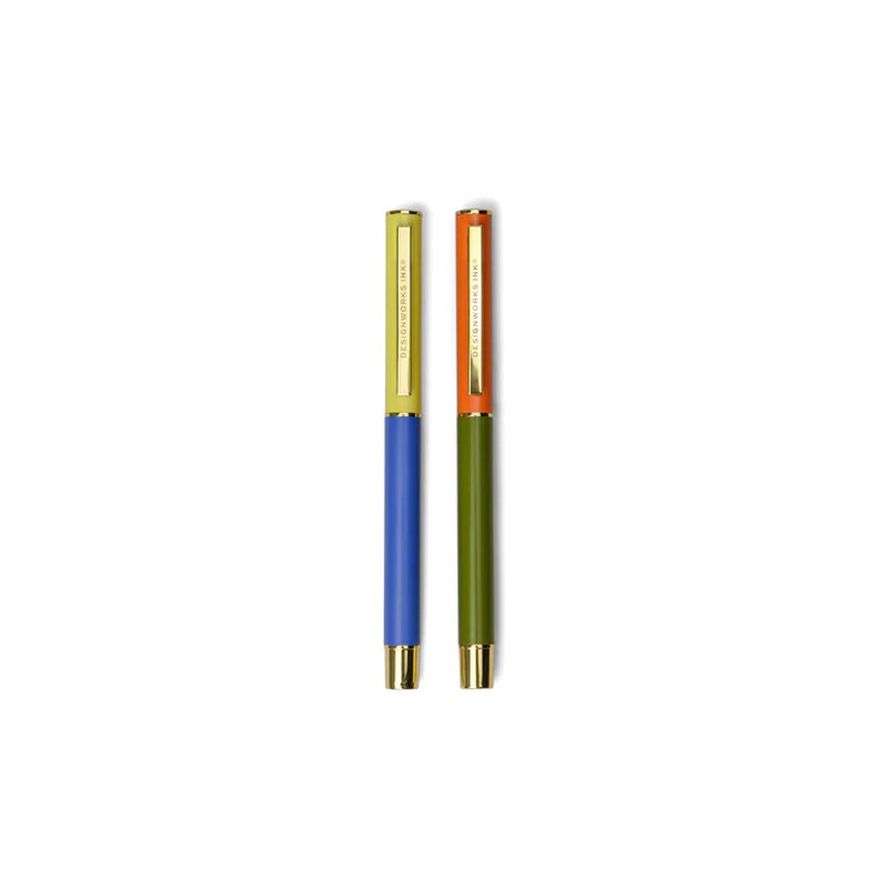 Στυλό Color Block - Cobalt & Army Green