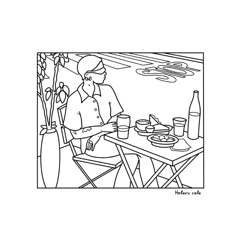 Coloring Book Fosbloque: Kutsunia City