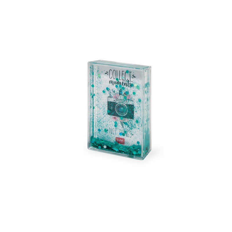 Κορνίζα Φωτογραφίας Με Glitter Camera Aqua