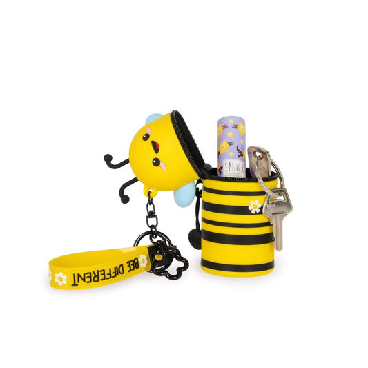 Πορτοφολάκι Μπρελόκ Bee Mini Kawaii