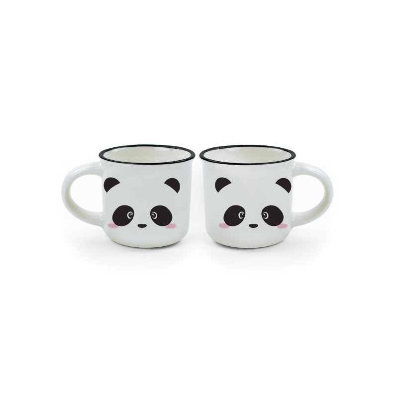 Σετ 2 Κούπες Espresso Panda