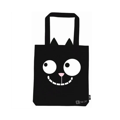 Τσάντα Shopper Ed, The Cat – Μαύρο