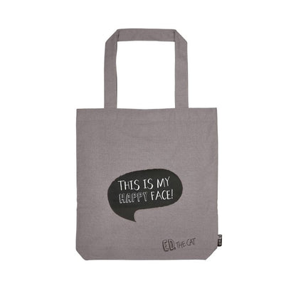 Τσάντα Shopper Ed, The Cat – Happy Face