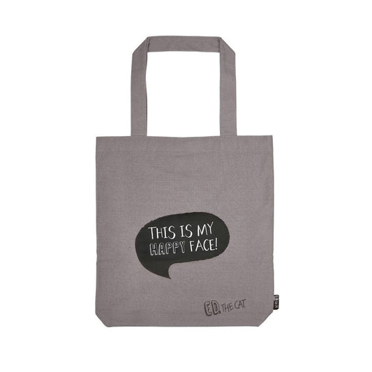 Τσάντα Shopper Ed, The Cat – Happy Face