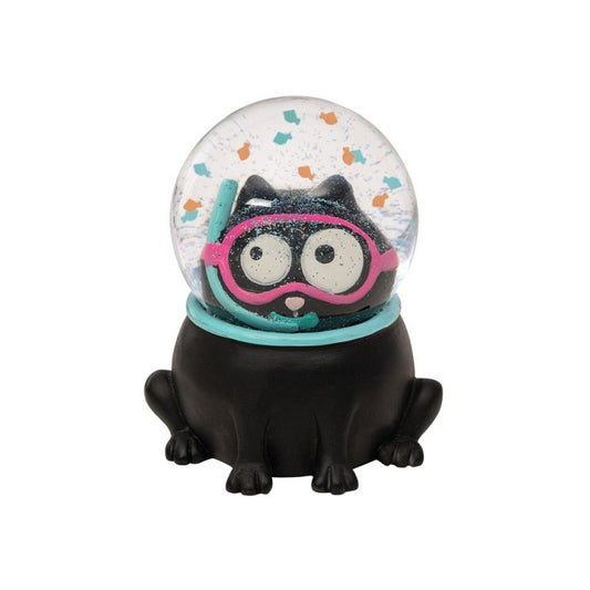 Ed, The Cat Snow Globe