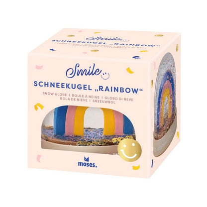 Smile Snow Globe Rainbow