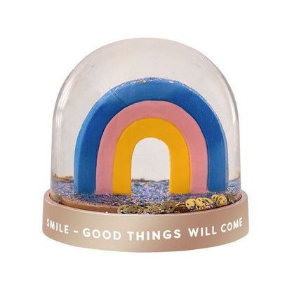 Smile Snow Globe Rainbow