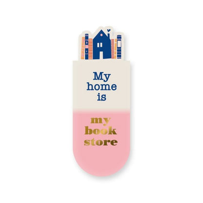 Magnetic Bookmark My Home Is My Bookstore