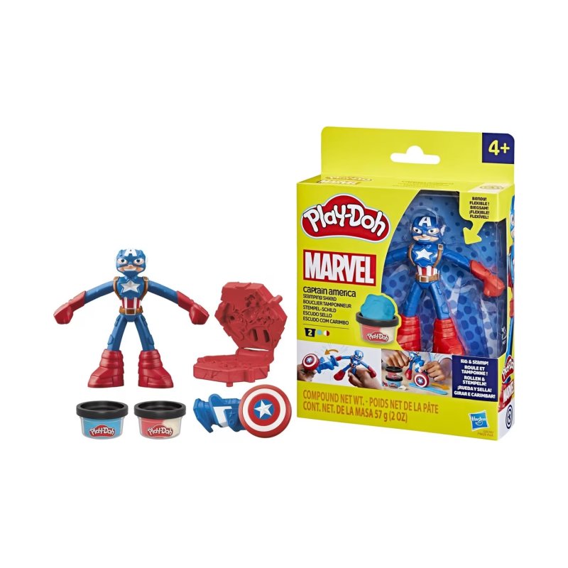 Play-Doh Marvel: Captain America - Stamping Shield
