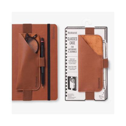 Θήκη Γυαλιών Και Στυλό Για Βιβλίο If Bookaroo Case Καφέ