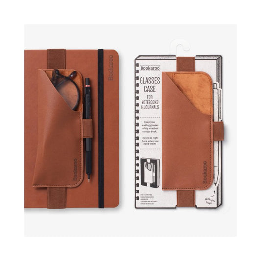 Θήκη Γυαλιών Και Στυλό Για Βιβλίο If Bookaroo Case Καφέ