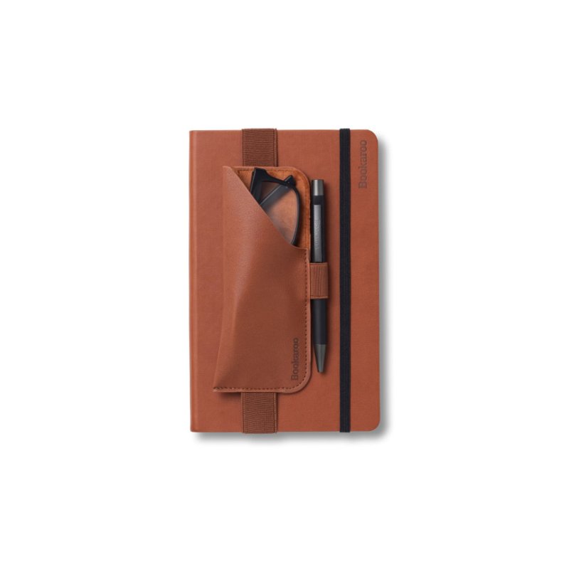 Θήκη Γυαλιών Και Στυλό Για Βιβλίο If Bookaroo Case Καφέ