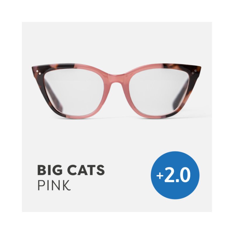Γυαλιά Πρεσβυωπίας If Easy Readers Big Cats Ροζ +2.0