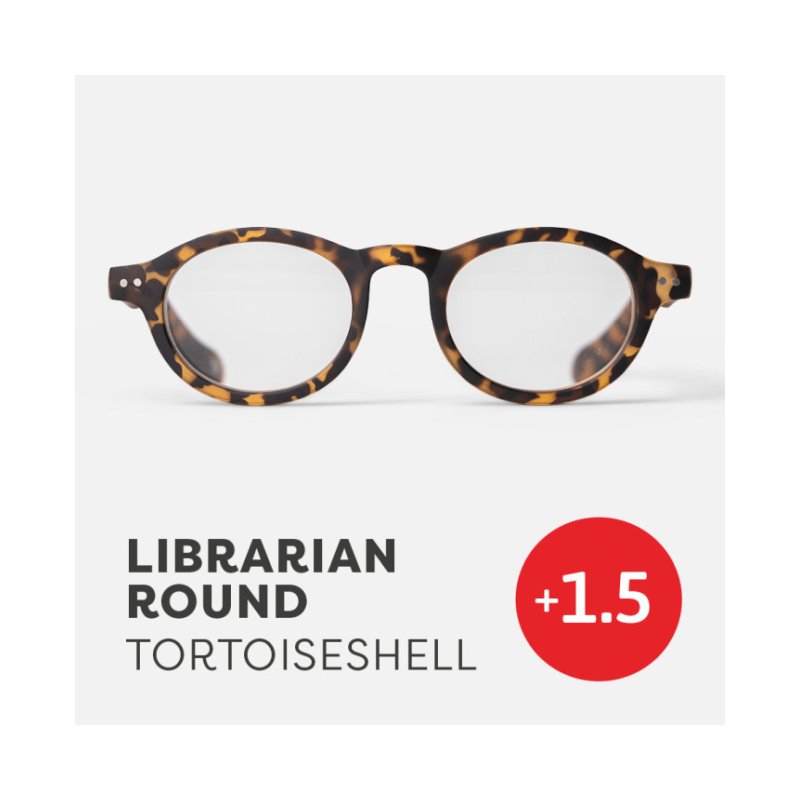 Γυαλιά Πρεσβυωπίας If Easy Readers Librarian Round Tortoiseshell +1.5