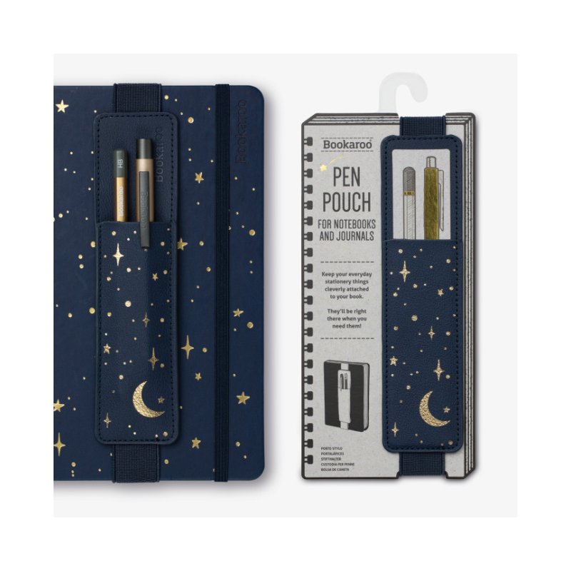 Moon&Stars Στήριγμα Στυλό Βιβλίου If Bookaroo Pouch