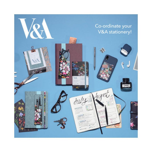 Στήριγμα Στυλό Βιβλίου If Bookaroo Pouch V&A Μαύρο Floral