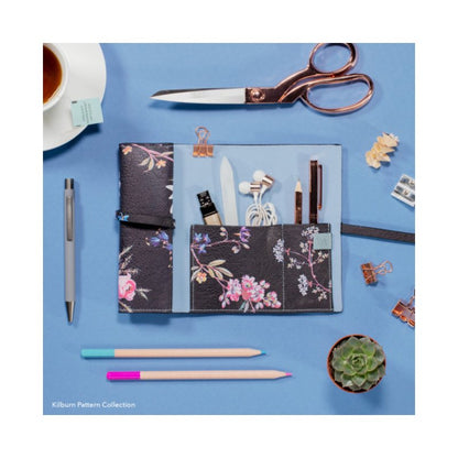 Θήκη Gadget If Bookaroo V&A Μαύρο Floral
