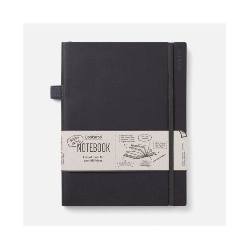 Σημειωματάριο If Bookaroo Bigger Μαύρο