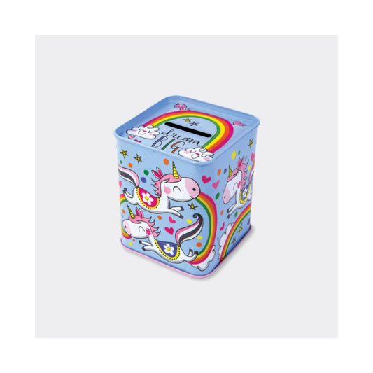 Κουμπαράς Μεταλλικός R.E.D. Monbox - Dream Big Unicorns