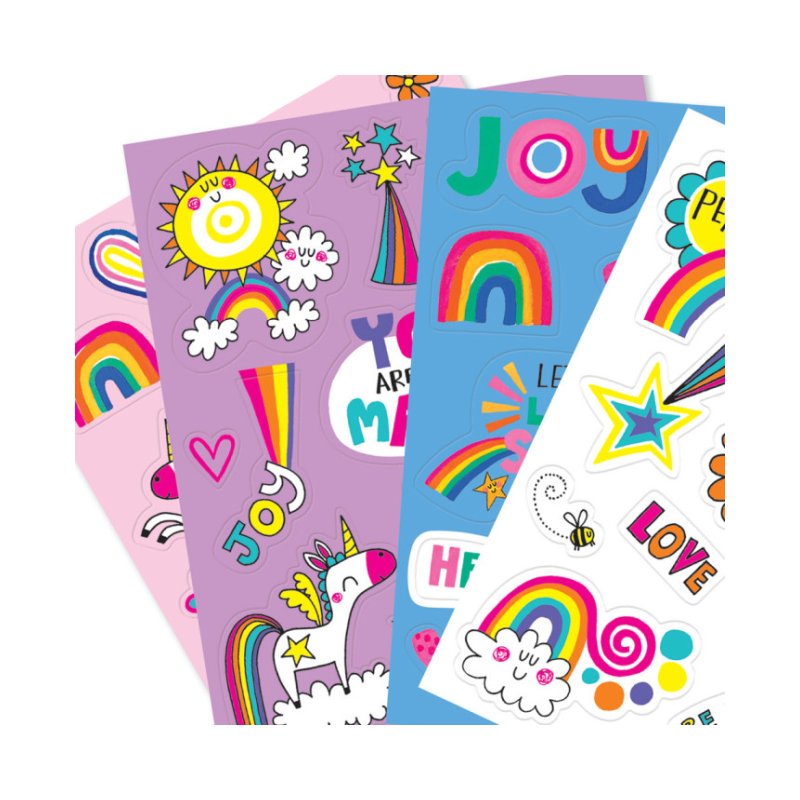 Μπλοκ με Αυτοκόλλητα R.E.D. Joyful Little Stickers