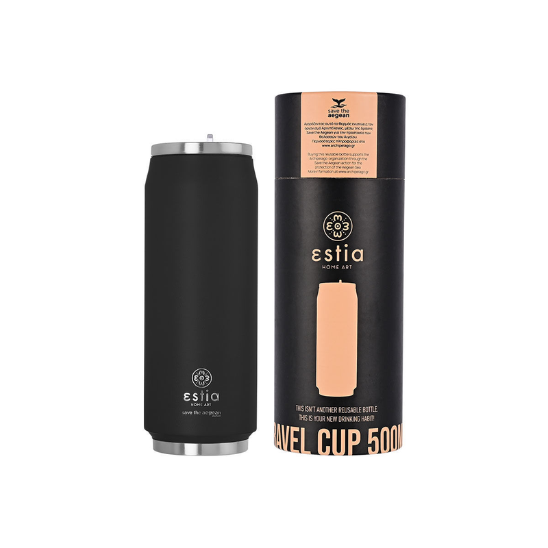 Θερμός Travel Cup Midnight Black
