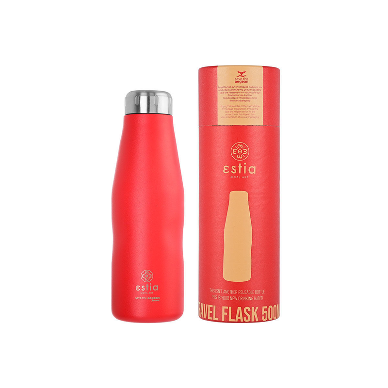Θερμός Travel Flask Scarlet Red