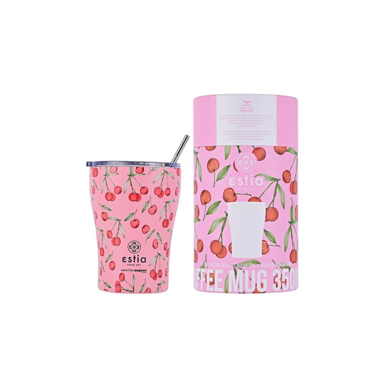 Θερμός Coffee Mug Cherry Rose