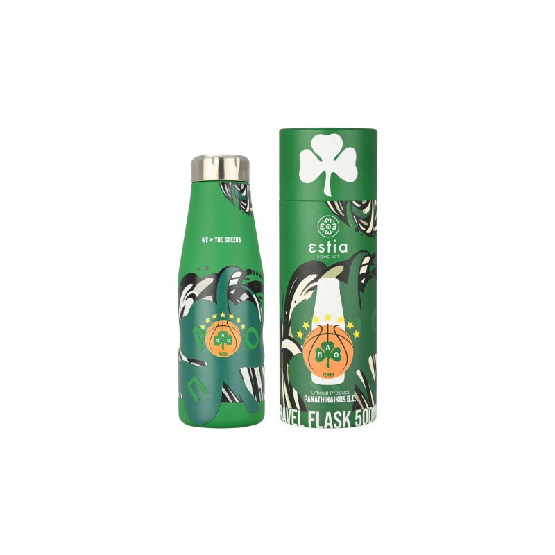 Θερμός Travel Flask Panathinaikos Bc