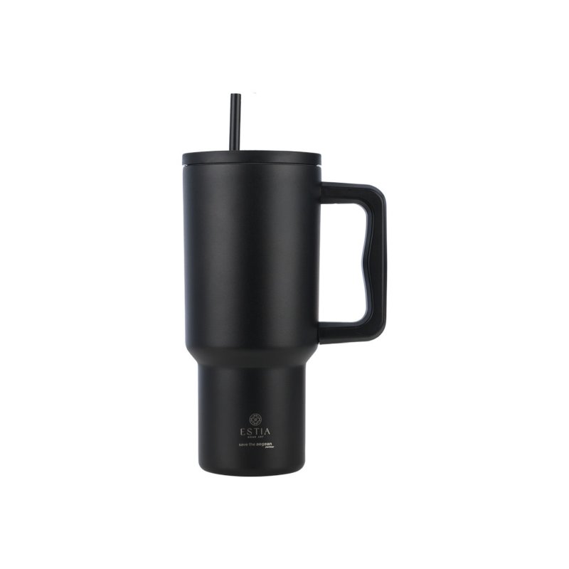 Θερμός Straw Tumbler Xl Midnight Black