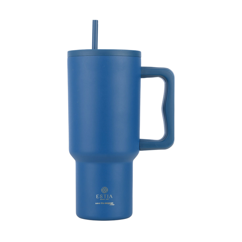 Θερμός Straw Tumpler Xl Demin Blue