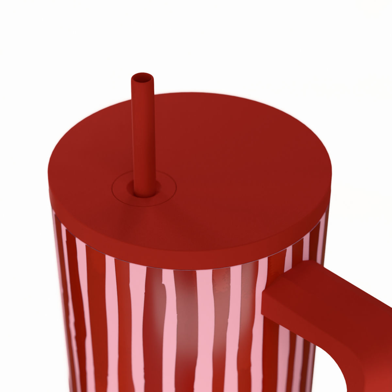 Θερμός Straw Tumpler Xl Viva Stripe