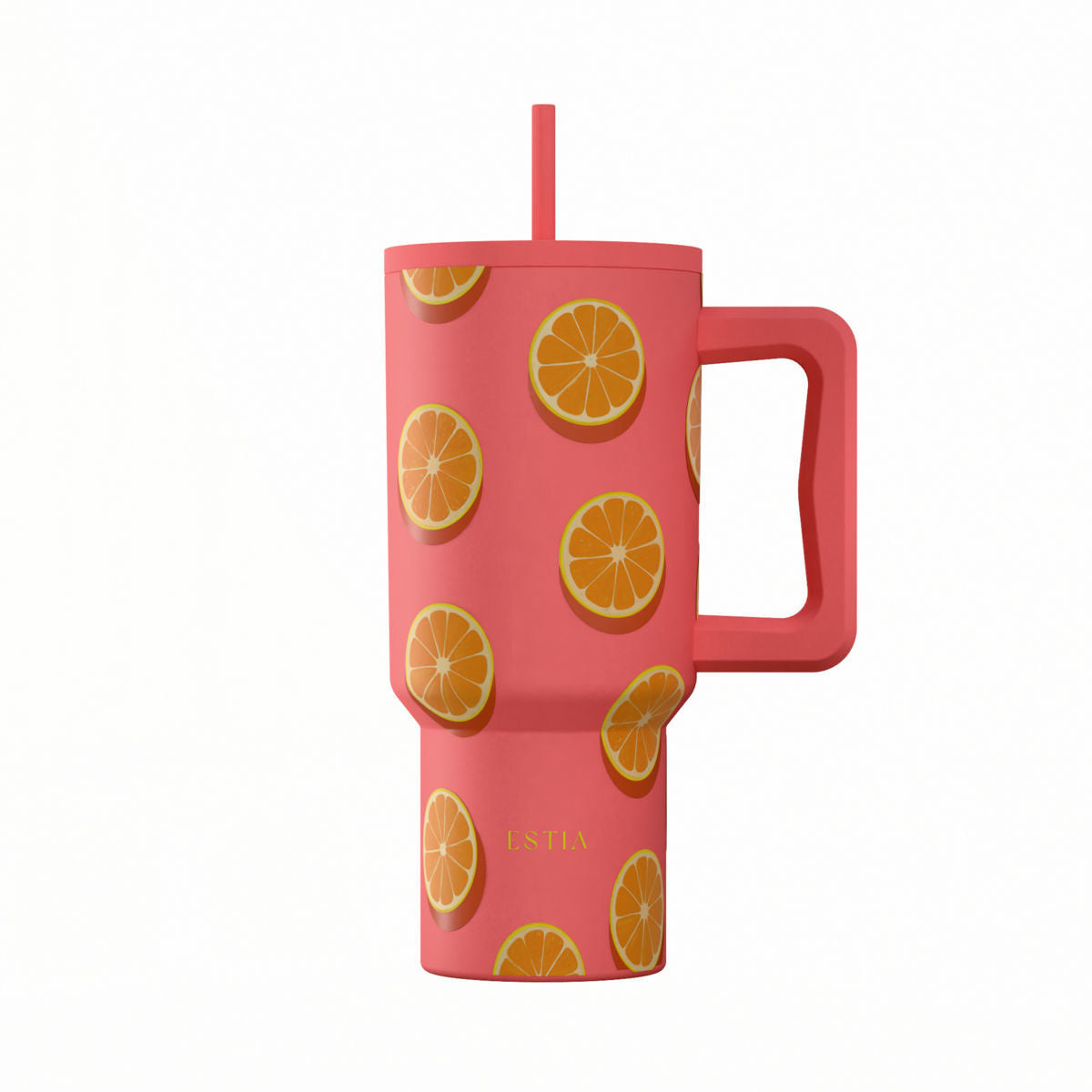 Θερμός Straw Tumbler Xl Orange Pop