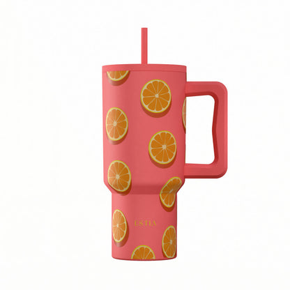 Θερμός Straw Tumbler Xl Orange Pop