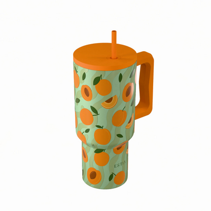 Θερμός Straw Tumpler Xl Peach Garden